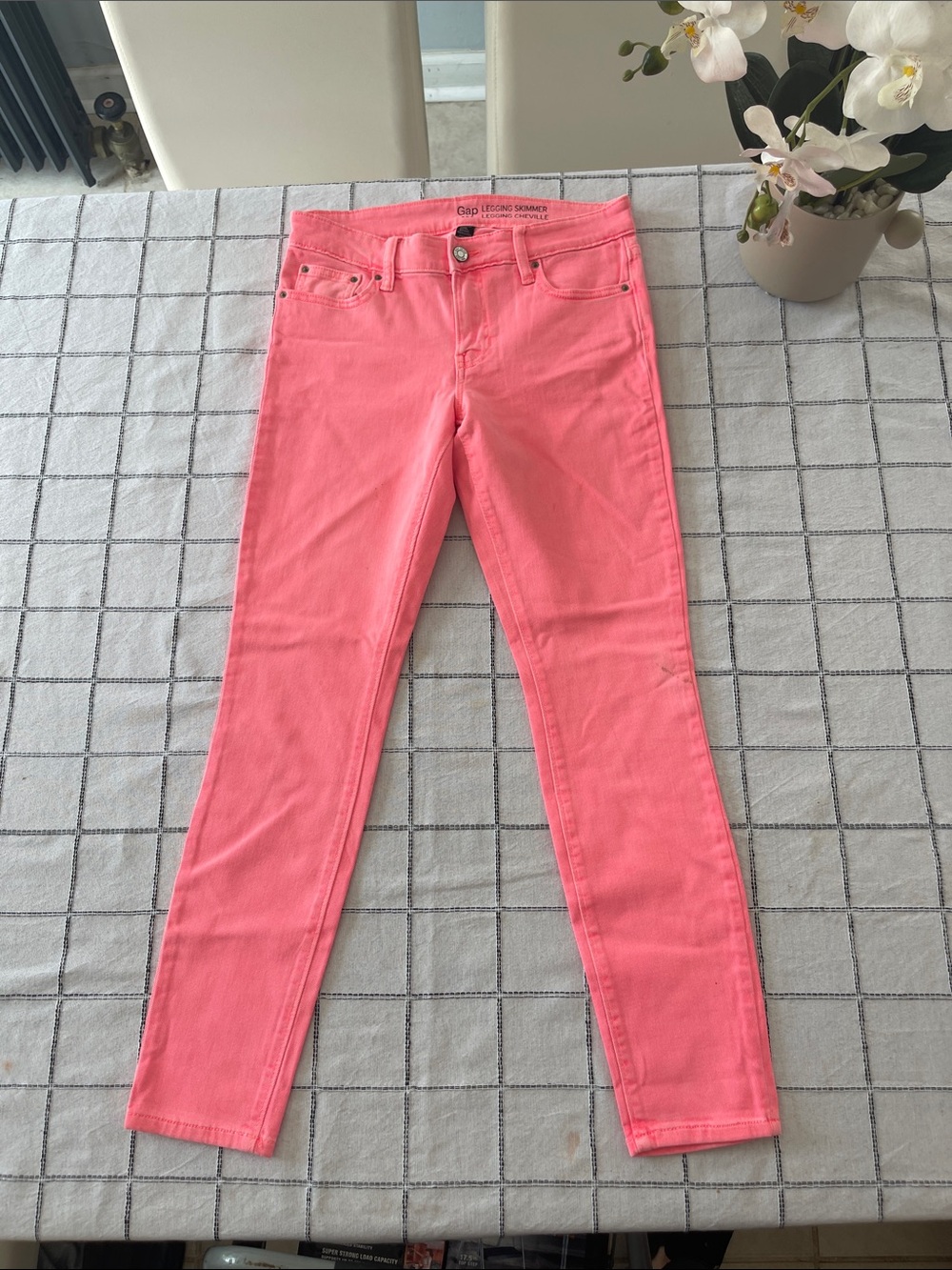 GAP Coral Pink Skinny Jeans
